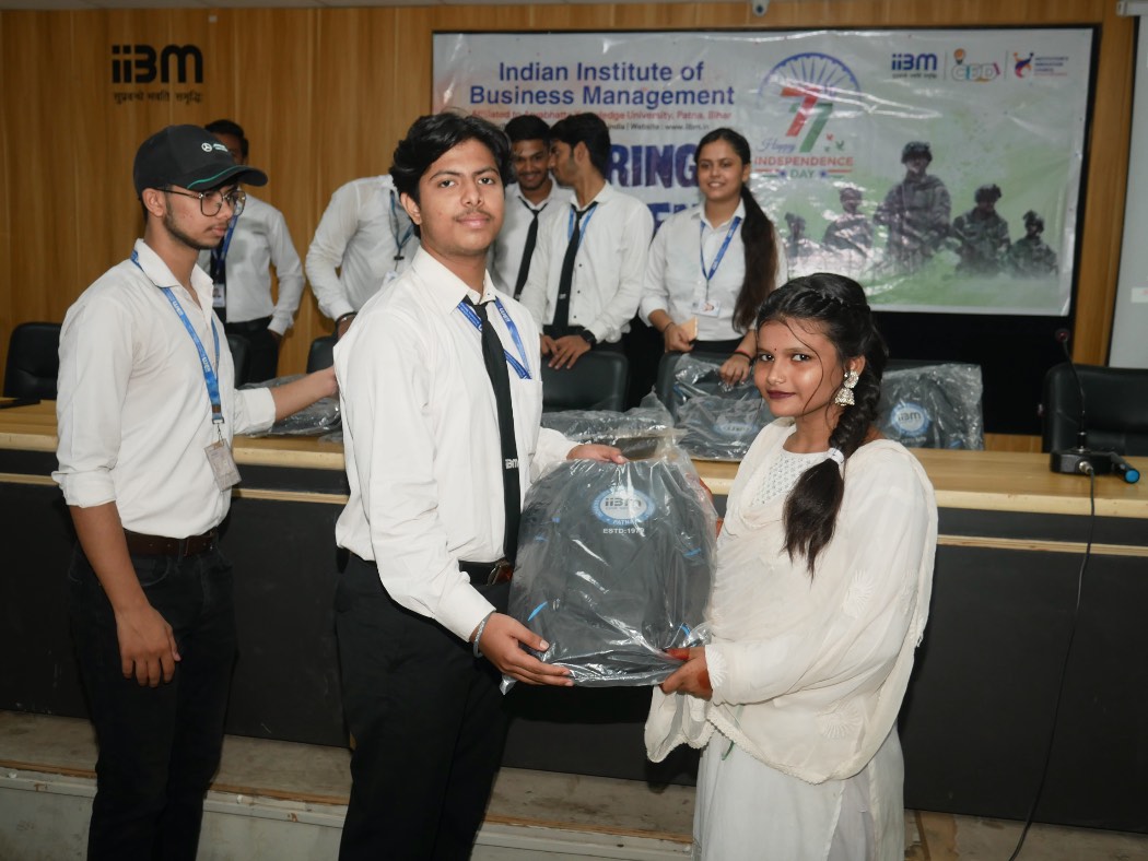 IIBM Celebrates Independence Day 2024 with Patriotism and Community Spirit